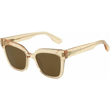 Bask Eyewear Bella, Crystal Rose/Brown Polarised Lenses