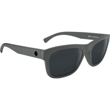 Spy Crossways, Matte Grey/Grey Black Spectra Polarised Lenses