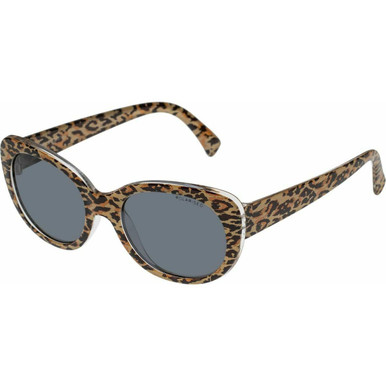 Cancer Council Kids Cheetah - Kids - Brown Leopard/Smoke Polarised Lenses