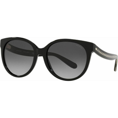 Coach HC8321, Black/Light Grey and Black Gradient Lenses