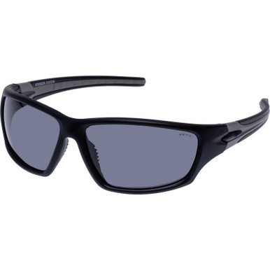 Glarefoil Atkinson - Matte Black/Smoke Polarised Lenses