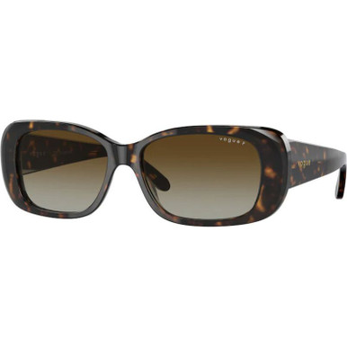 Vogue Eyewear VO2606S, Dark Havana/Brown Gradient Polarised Lenses