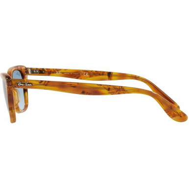 Ray-Ban Lady Burbank RB2299 Amber Tort/Clear Blue Gradient display picture 1