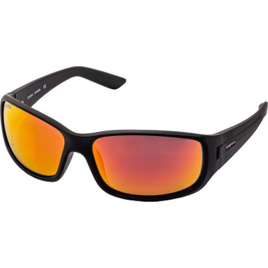 Spotters Combat, Matte Black/Ignite Glass Mirror Polarised Lenses