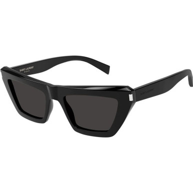 Saint Laurent SL 467 - Black/Black Lenses