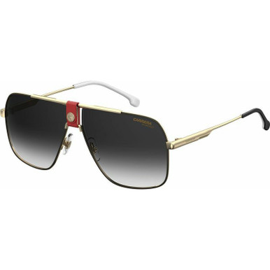 1018/S - Gold Red/Dark Grey Gradient Lenses