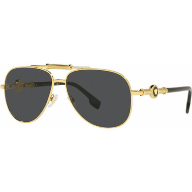 Versace VE2236 - Gold/Dark Grey Lenses