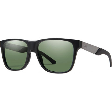 Lowdown Steel - Matte Black Ruthenium/ChromaPop Green Polarised Lenses