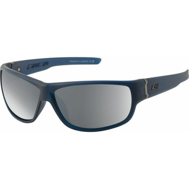 Vault - Satin Blue/Grey Silver Mirror Polarised Lenses