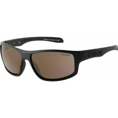 Satin Black/Brown Polarised Lenses