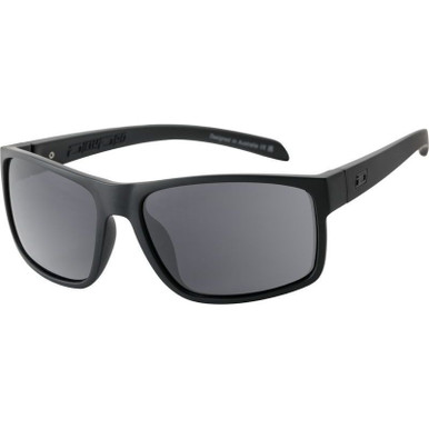 Dirty Dog Blast - Satin Black/Grey Polarised Lenses