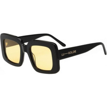 Shop the Lu Goldie Mia Sunglasses Leaf/Brown | Afterpay display picture 3