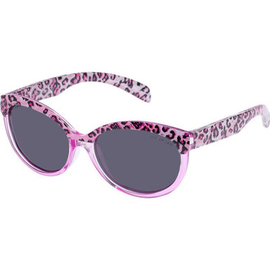 Cancer Council Kids Kitty - Kids - Hot Pink Leopard/Smoke Polarised Lenses