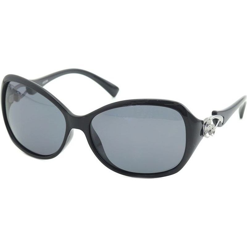 JS Eyewear Heena Black/Grey Polarised Lenses