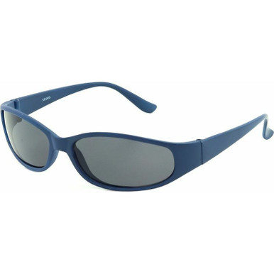 JS Eyewear SE005, Blue/Smoke Lenses