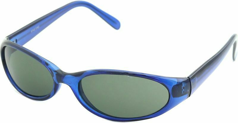 JS Eyewear SE009 Crystal Blue/Grey Green Lenses