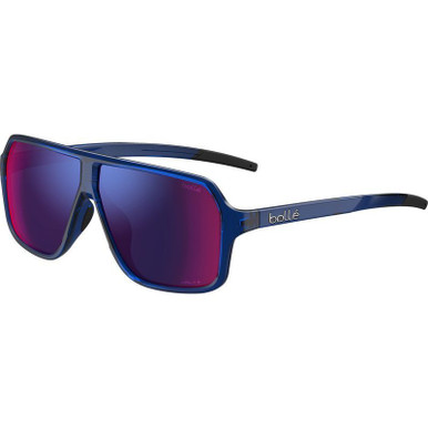 Gloss Navy Crystal/Volt+ Ultraviolet Mirror Polarised Lenses