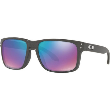 Holbrook - Steel/Prizm Snow Sapphire Lenses