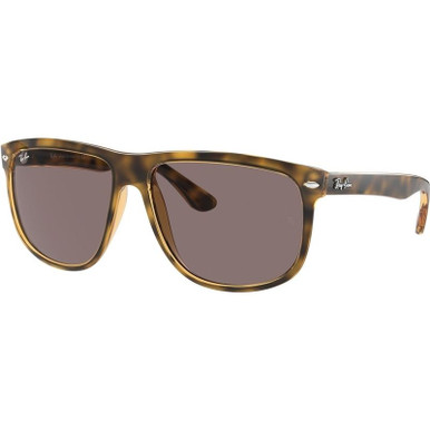 Ray-Ban Boyfriend RB4147, Light Havana/Violet Lenses Eye Size 56