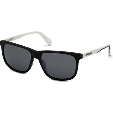 Matte Black and White/Smoke Mirror Lenses