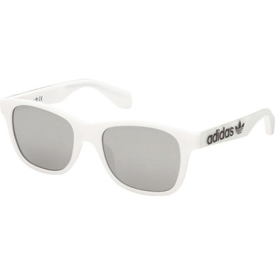 Adidas OR0060 - White/Smoke Mirror Lenses