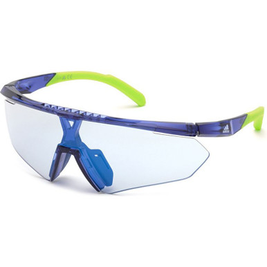 SP0027 - Matte Blue/Blue Mirror Lenses