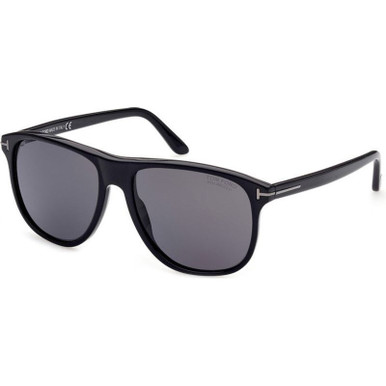 Shiny Black/Smoke Polarised Lenses