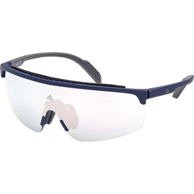 Adidas SP0044 - Blue/Smoke Mirror Lenses