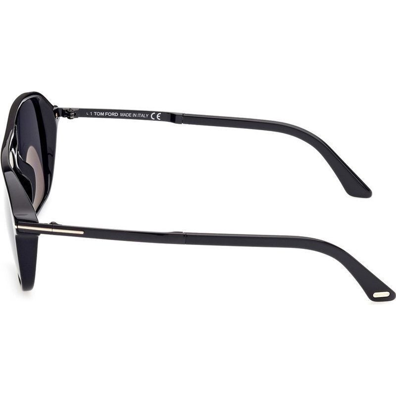 Tom Ford Crosby FT0910 Shiny Black/Smoke | Afterpay | Zip