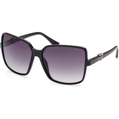 7812 - Shiny Black/Smoke Gradient Lenses