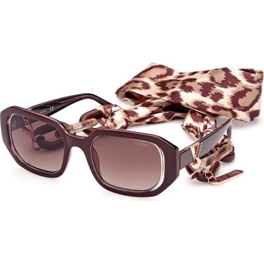 Guess 7817, Shiny Bordeaux/Brown Gradient Lenses