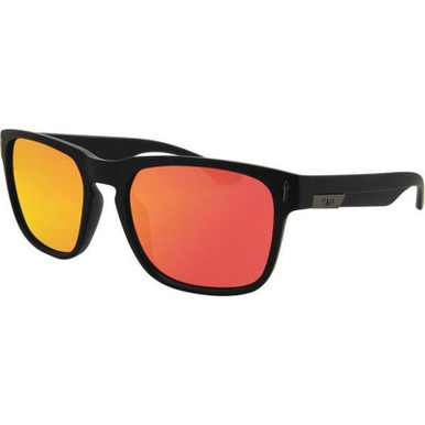 Black/Red Flash Mirror Polarised Lenses