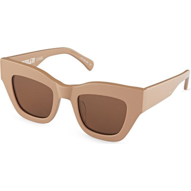 Oscar & Frank Haarlem - Beige/Dark Brown Lenses