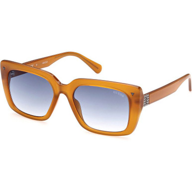 8243 - Light Brown/Blue Gradient Lenses