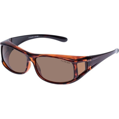 Culburra - Tort and Metallic Burgundy/Brown Polarised Lenses