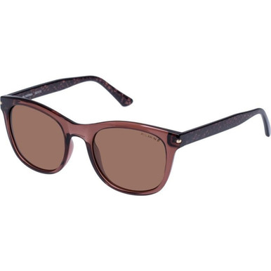 Cancer Council Milparinka - Rose Snakeskin/Brown Polarised Lenses