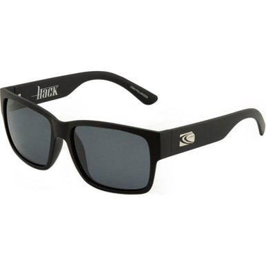 Carve Hack - Matte Black/Grey Polarised Lenses
