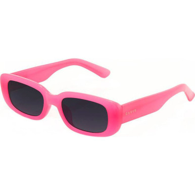 Lizbeth - Gloss Flamingo Pink/Grey Gradient Lenses