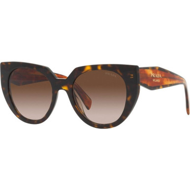 Prada PR14WS - Tortoise/Brown Gradient Lenses