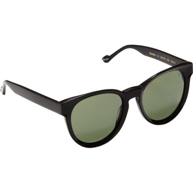 Sunday Somewhere Calypso, Gloss Black/Green Lenses
