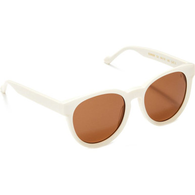 Calypso - White/Brown Lenses