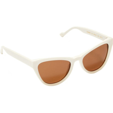 Sunday Somewhere Asteria, White/Brown Lenses
