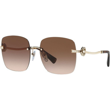 Bvlgari BV6173B - Pale Gold/Brown Gradient Lenses