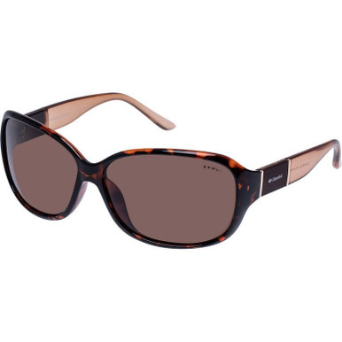 Glarefoil Swoopes - Dark Tort/Brown Polarised Lenses