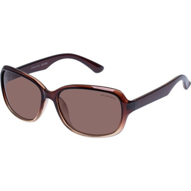 Cancer Council Stapleton - Chocolate Gradient/Brown Polarised Lenses