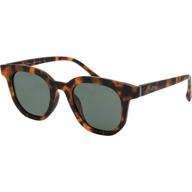 SIN Eyewear Vegas - Matte Tort/Green Polarised Lenses