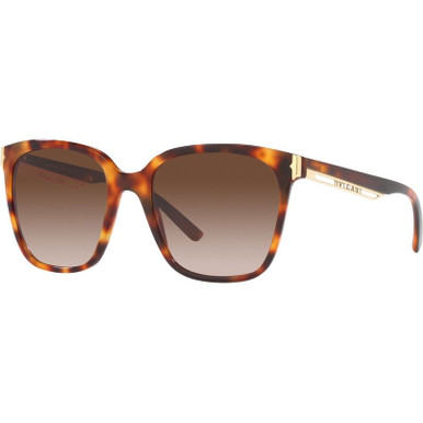 Bvlgari BV8245, Havana/Brown Gradient Lenses