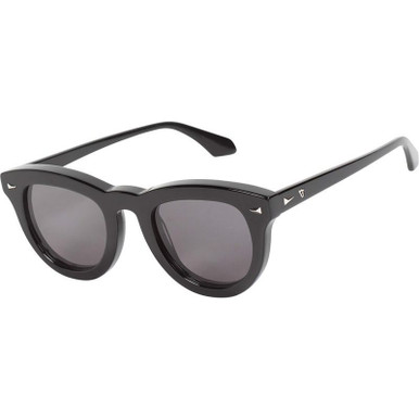 Valley Eyewear Gripp, Gloss Black/Black Lenses