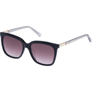 Oroton Lennon - Black/Warm Smoke Gradient Lenses