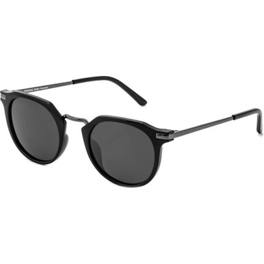 Frankie - Gloss Black/Dark Grey Polarised Lenses